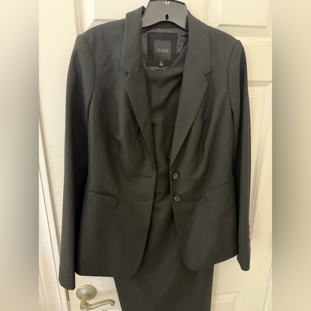 The Limited Black Collection Career Suit Set | Blazer & Sheath Dress | Size 8